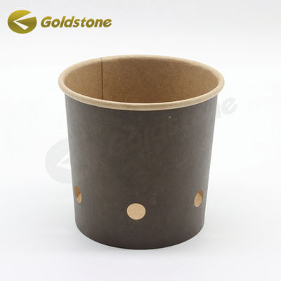 10 اینچ کاغذ سفید بازیافت شده سطل یکبار مصرفی برای بسته بندی سازگار با محیط زیست پایدار