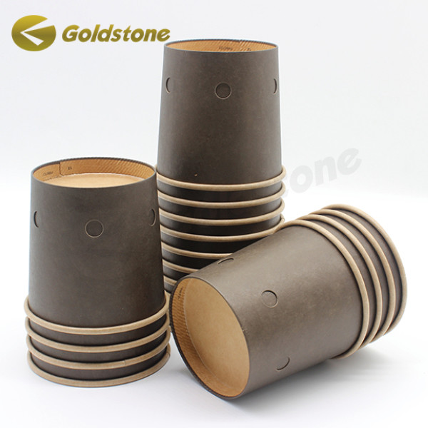 پاپ کورن واحد دیواری مرغ سرخ شده سطل کاغذ قابل جدا کردن طراحی سوراخ شده 0